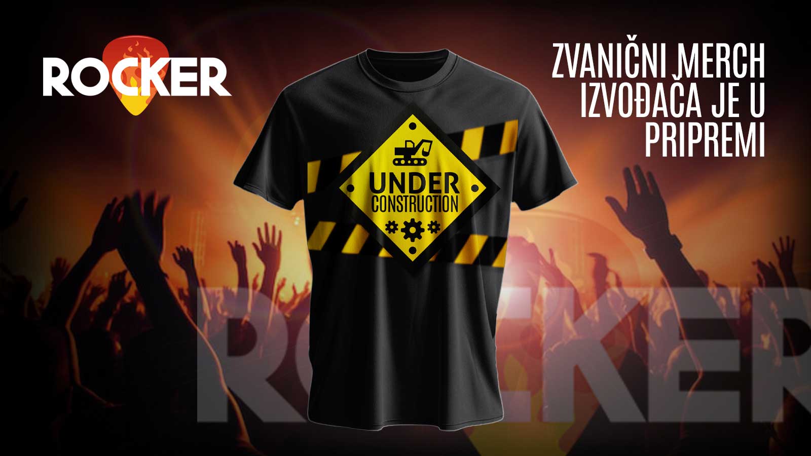 Majice benda su u pripremi, očekujte ih uskoro | Rocker.rs merch